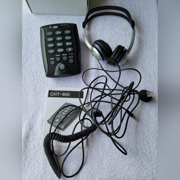 CHT-800 Telemarketing Headset  and Dialing Pad for Landlines - Picture 5 of 8